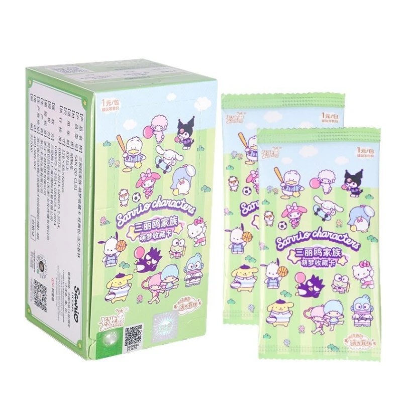 Оригинальная коробка Sanrio, популярная коллекция персонажей аниме, карты для хобби Kuromi Hello Kitty Cinnamoroll Melody, детские подарки
Оригинальная коробка Sanrio, популярная коллекция персонажей аниме, карты для хобби Kuromi Hello Kitty Cinnamoroll Melody, детские подарки