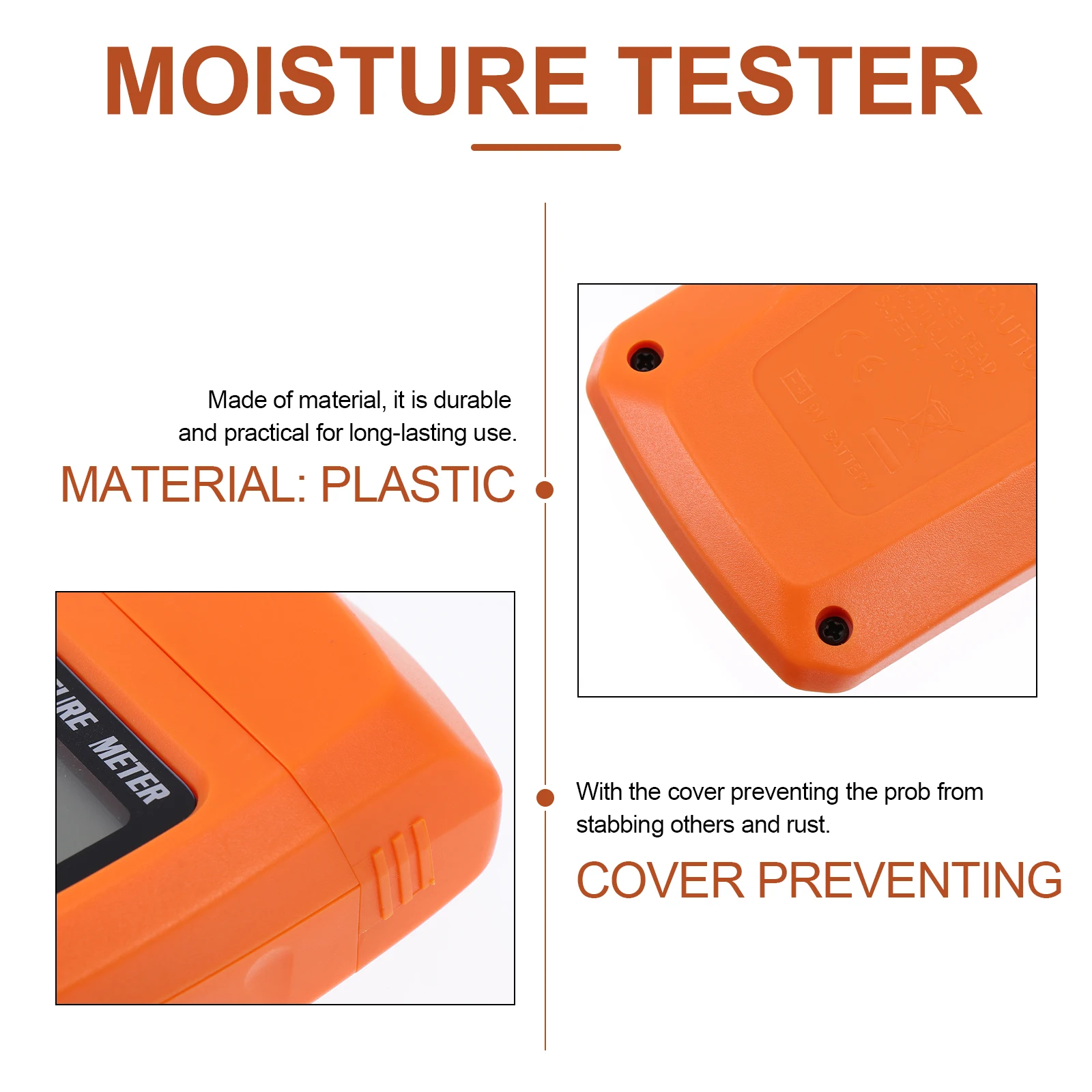1pc Handheld Wood Moisture Meter Lcd Wall Floor Paper Carton Portable Sharp Probe Led Display Comfortable
1pc Handheld Wood Moisture Meter Lcd Wall Floor Paper Carton Portable Sharp Probe Led Display Comfortable