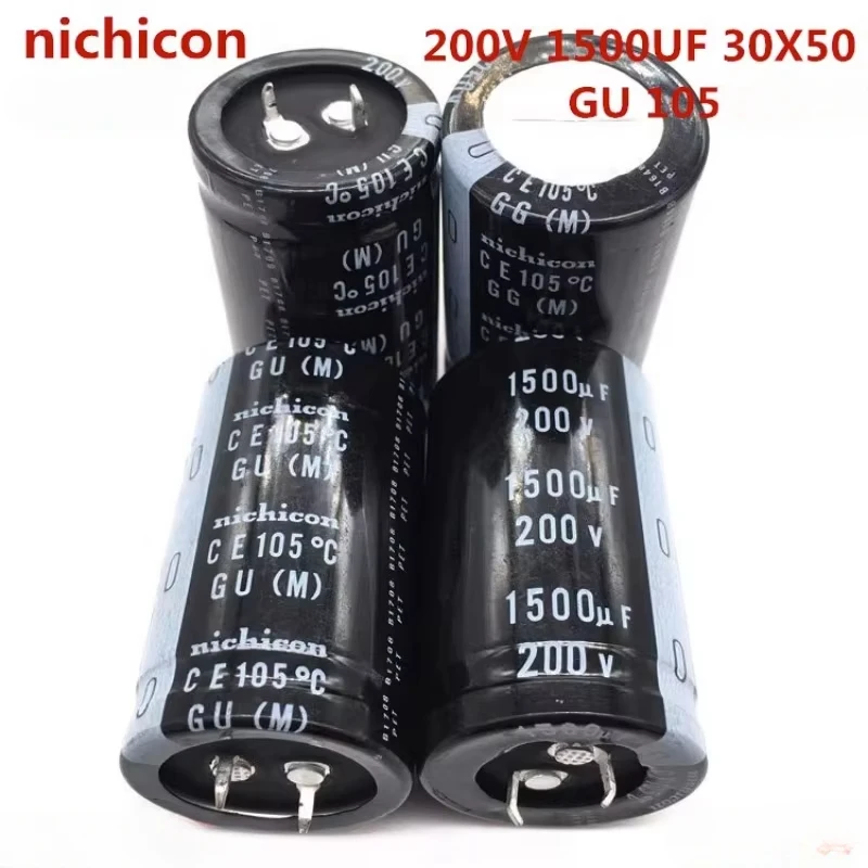 2 шт./5 шт. Nichicon GU 30x50 мм 200 В 1500 мкФ защелкивающийся конденсатор питания
2 шт./5 шт. Nichicon GU 30x50 мм 200 В 1500 мкФ защелкивающийся конденсатор питания