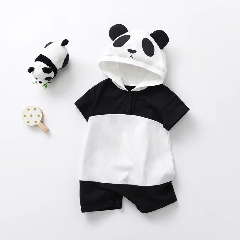 Tregren Infant Baby Panda Costume Summer Short Sleeve Rompers Cute Hooded Jumpsuit Cosplay Outfit for Toddler Boys Girls
Tregren Infant Baby Panda Costume Summer Short Sleeve Rompers Cute Hooded Jumpsuit Cosplay Outfit for Toddler Boys Girls