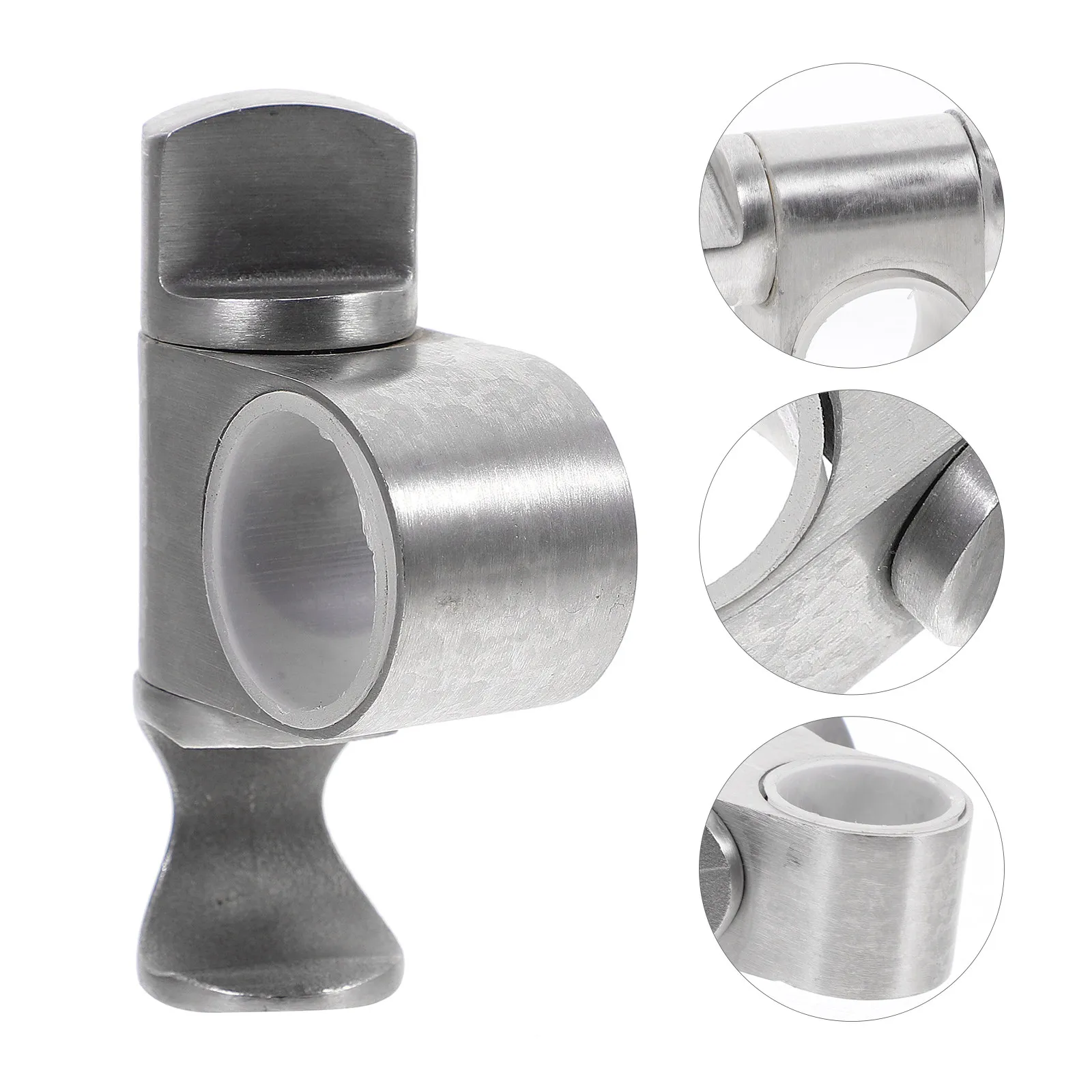 Прочный держатель для душевой лейки из нержавеющей стали на штангу, регулируемый зажим, крепление для ручного душа, запасные части для ванной комнаты
Прочный держатель для душевой лейки из нержавеющей стали на штангу, регулируемый зажим, крепление для ручного душа, запасные части для ванной комнаты