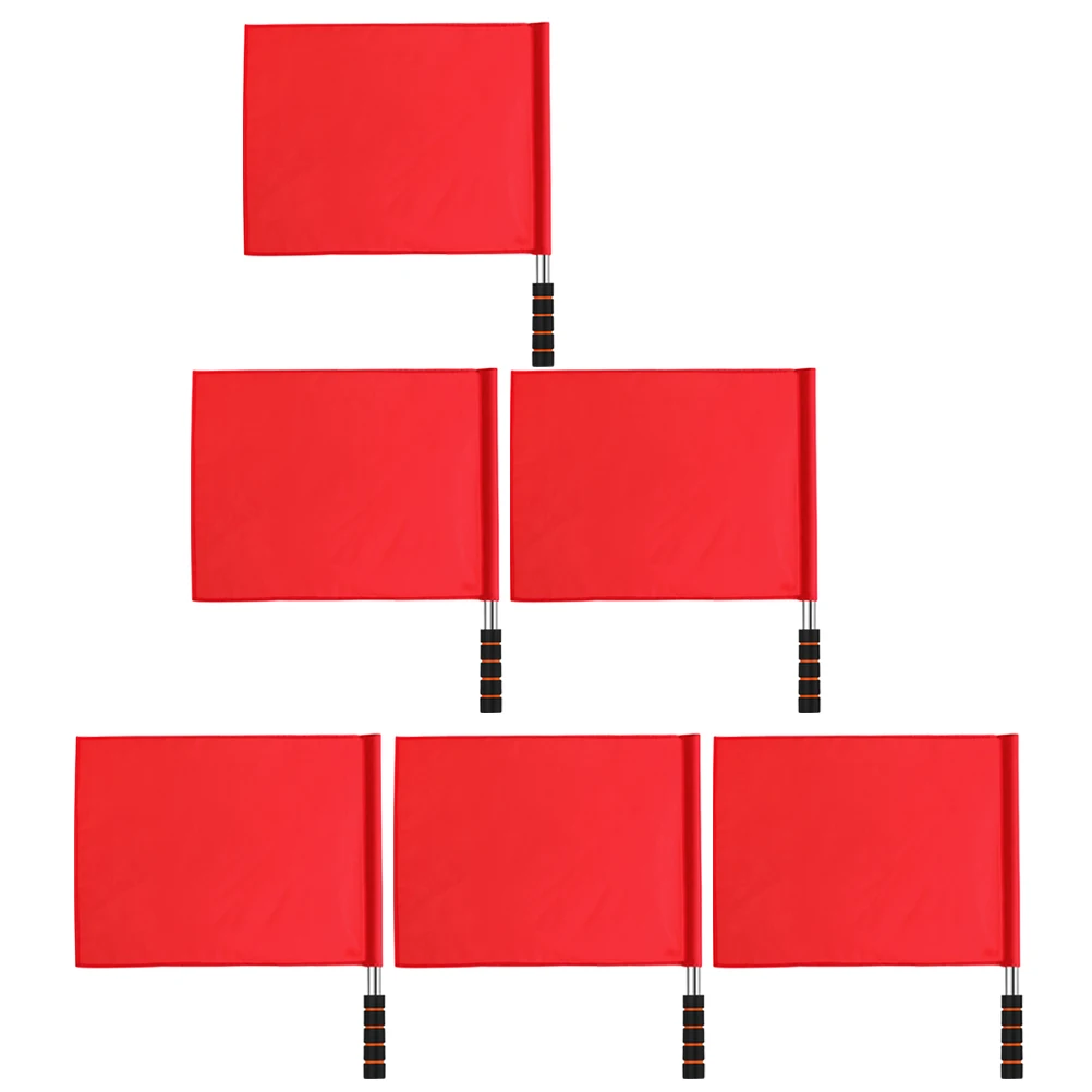 6 Pcs Referee Flag Football Equipment Signal Flags Fan Accessories Polyester Soccer
6 Pcs Referee Flag Football Equipment Signal Flags Fan Accessories Polyester Soccer