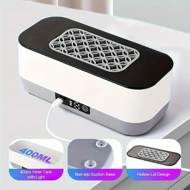 Makeup brush cleaning machine - multi speed adjustment, 360 ° vibration, suitable for glasses, jewelry, and makeup brushes
Makeup brush cleaning machine - multi speed adjustment, 360 ° vibration, suitable for glasses, jewelry, and makeup brushes