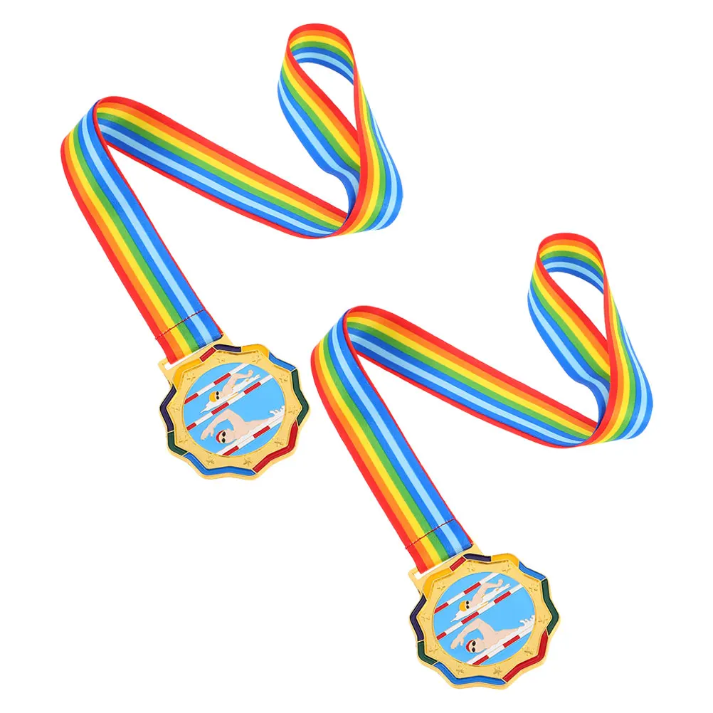 2 Pcs Swimming Medal Metal Award Medals Sports Championship Zinc Alloy Awards Racing Child
2 Pcs Swimming Medal Metal Award Medals Sports Championship Zinc Alloy Awards Racing Child