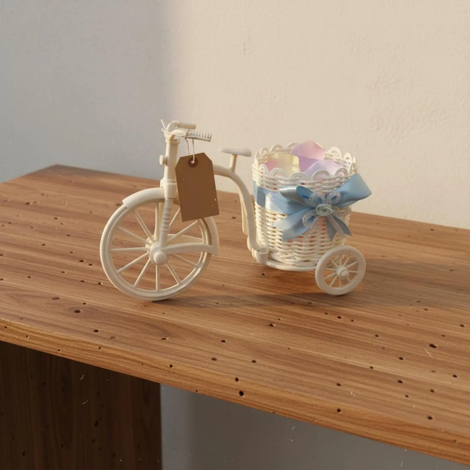 Tricycle Flower Basket Wave Rim Wicker Tricycle Basket Plant Holder Compact Size Home Decoration Sturdy
Tricycle Flower Basket Wave Rim Wicker Tricycle Basket Plant Holder Compact Size Home Decoration Sturdy