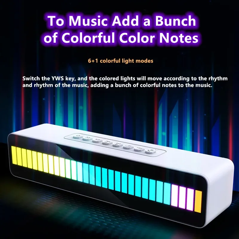 Wireless Multifunctional Bluetooth Speaker M8 RGB Light Supports Card FM Voice Call Subwoofer TWS Speake
Wireless Multifunctional Bluetooth Speaker M8 RGB Light Supports Card FM Voice Call Subwoofer TWS Speake