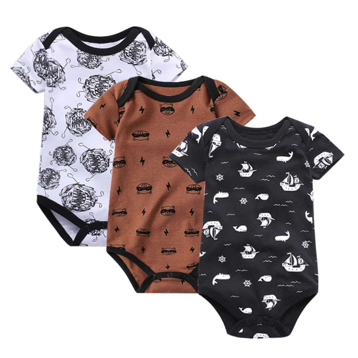 Newborn Cotton Baby Summer Jumpsuit Infant Boys Girls Costumes Short Sleeve Rompers
Newborn Cotton Baby Summer Jumpsuit Infant Boys Girls Costumes Short Sleeve Rompers