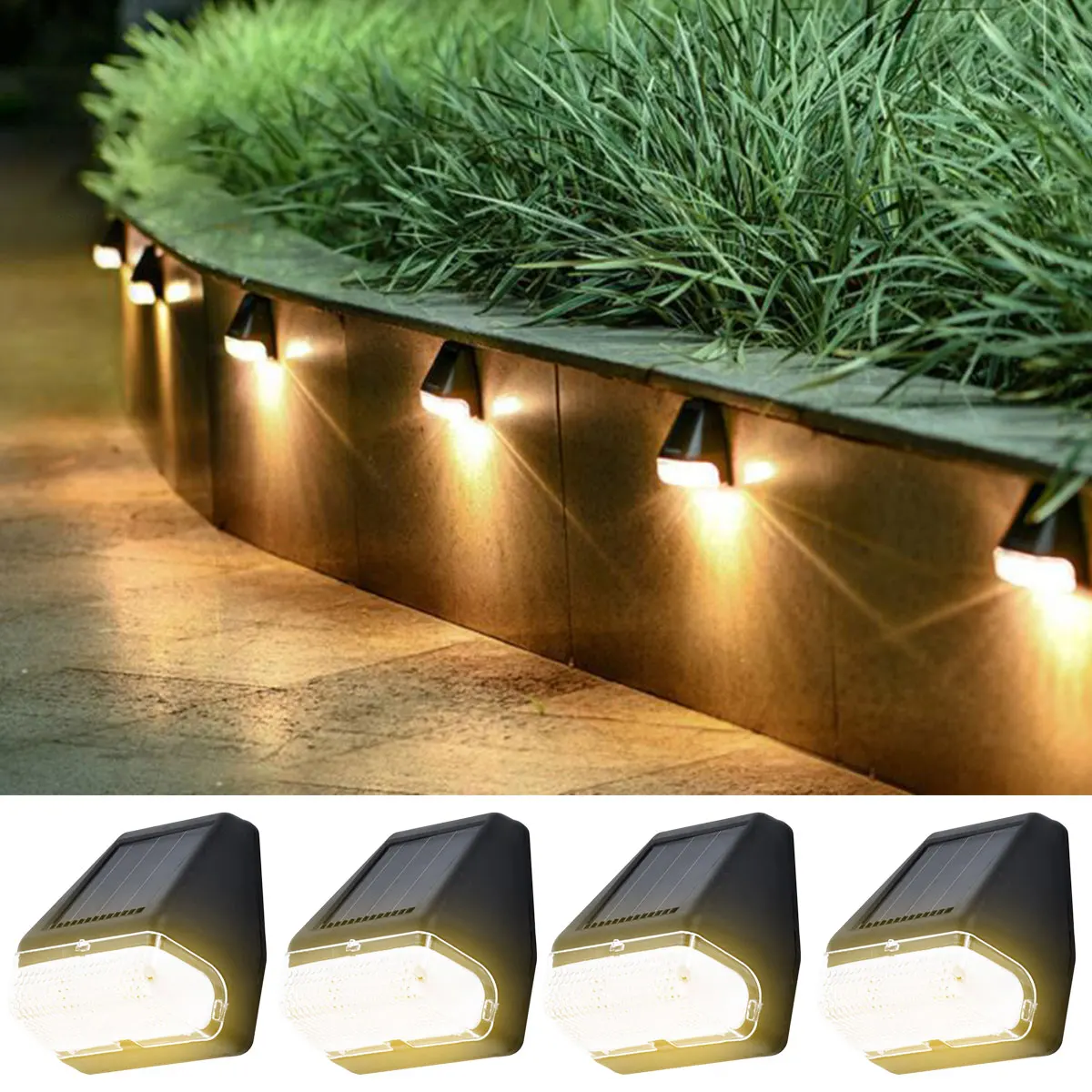 4Pcs Solar Wall Light Outdoor Waterproof Garden Lawn Lamp For Balcony Courtyard Street Wall Lamp Garden Decor Pathway Solar Lamp
4Pcs Solar Wall Light Outdoor Waterproof Garden Lawn Lamp For Balcony Courtyard Street Wall Lamp Garden Decor Pathway Solar Lamp