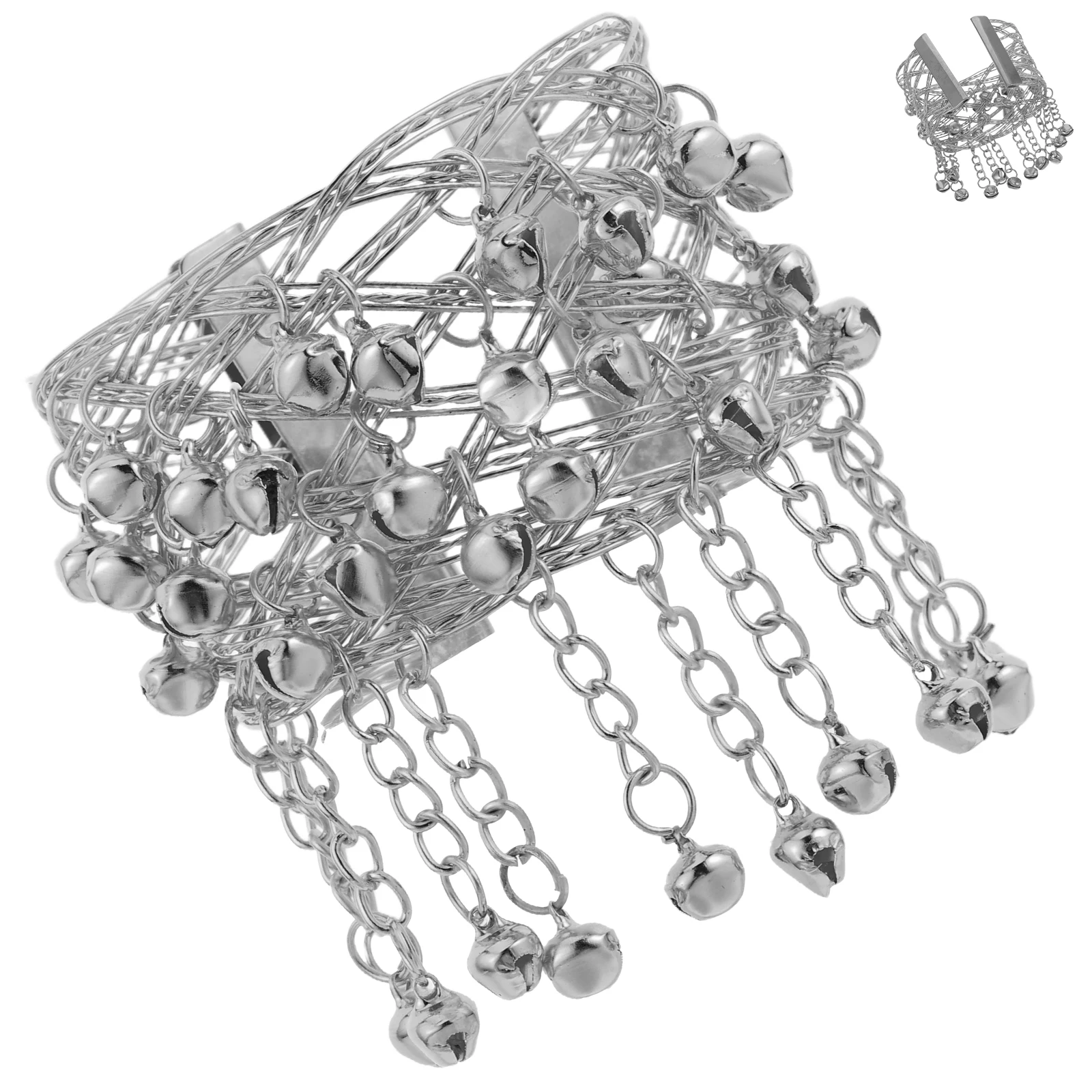 1pc Arm Ring Cuff Adjustable Wrist Bell Bangle Bracelets Accessories Elegant Metal Craftsmanship Comfortable Wear
1pc Arm Ring Cuff Adjustable Wrist Bell Bangle Bracelets Accessories Elegant Metal Craftsmanship Comfortable Wear