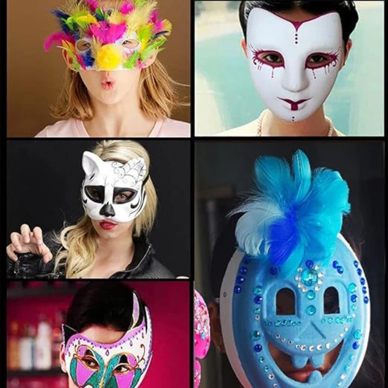 New Butterfly Style Mask DIY Hand Painted Halloween Christmas Anime Party Ball Supplies Blank DIY Mask
New Butterfly Style Mask DIY Hand Painted Halloween Christmas Anime Party Ball Supplies Blank DIY Mask