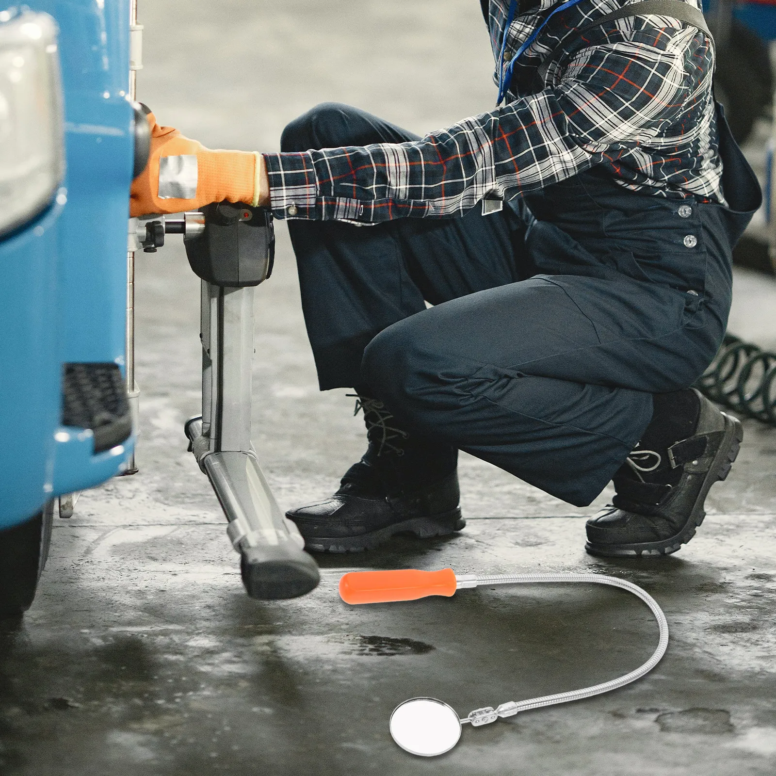 Automotive Telescopic Inspection Mirror Eyelashes Check Car Bottom Extendable Mechanics Bendable Circular Contractors
Automotive Telescopic Inspection Mirror Eyelashes Check Car Bottom Extendable Mechanics Bendable Circular Contractors