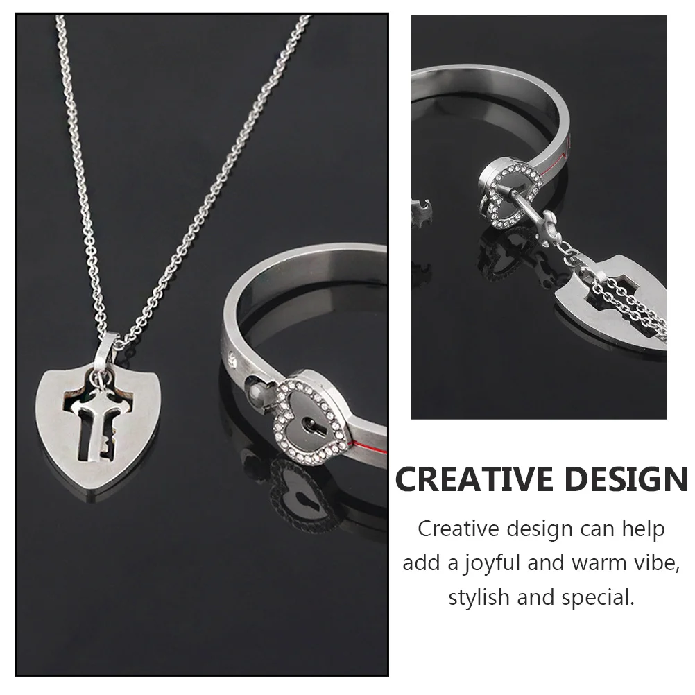 Projection Love Heart Bracelet Durable Comfortable Couple Gifts Romantic Key Lock Necklace Stylish Women Men Bracelets
Projection Love Heart Bracelet Durable Comfortable Couple Gifts Romantic Key Lock Necklace Stylish Women Men Bracelets