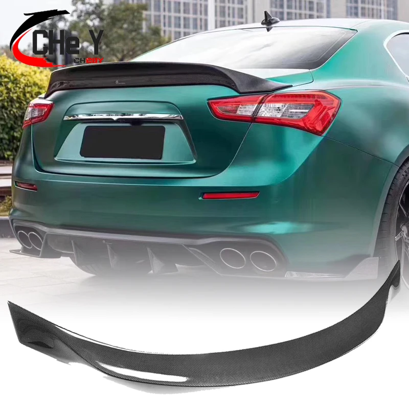 For Maserati Ghibli Carbon Fiber Spoiler M157 Trunk Lid 4-door Sedan 2014 - 2021 Ghibli M157 Rear Trunk Spoiler Wings
For Maserati Ghibli Carbon Fiber Spoiler M157 Trunk Lid 4-door Sedan 2014 - 2021 Ghibli M157 Rear Trunk Spoiler Wings