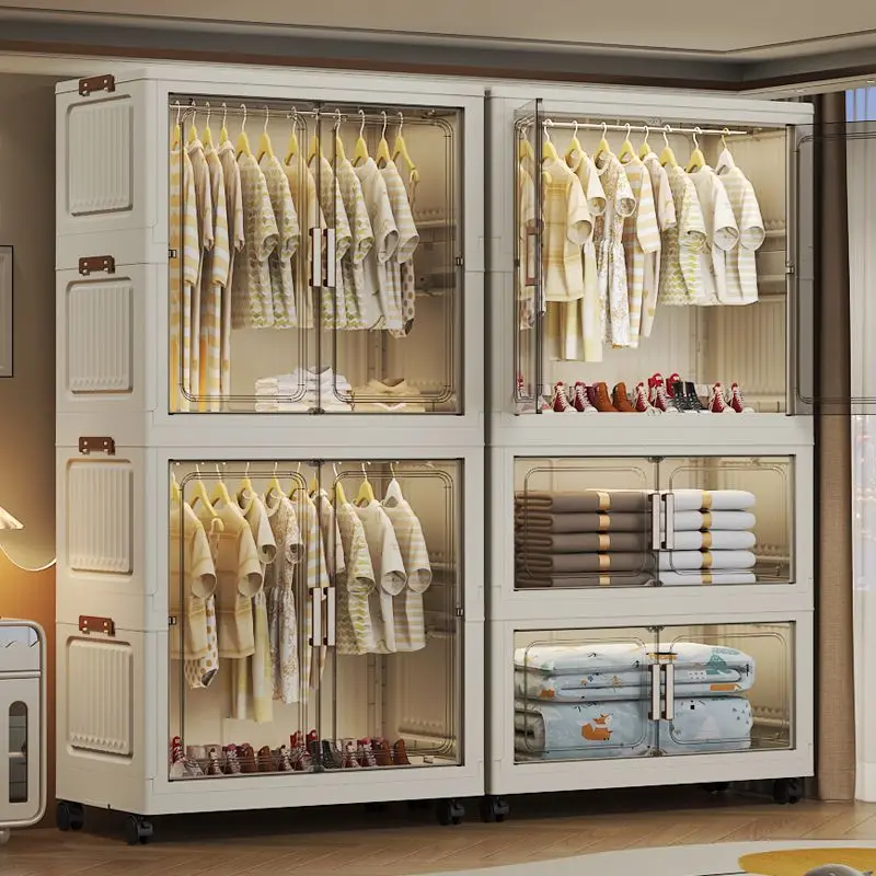 70cm/80cm Transparent Foldable Wardrobe, Portable Large-Capacity Storage Cabinet, Space-Saving Bedroom/Living Room Organizer
70cm/80cm Transparent Foldable Wardrobe, Portable Large-Capacity Storage Cabinet, Space-Saving Bedroom/Living Room Organizer