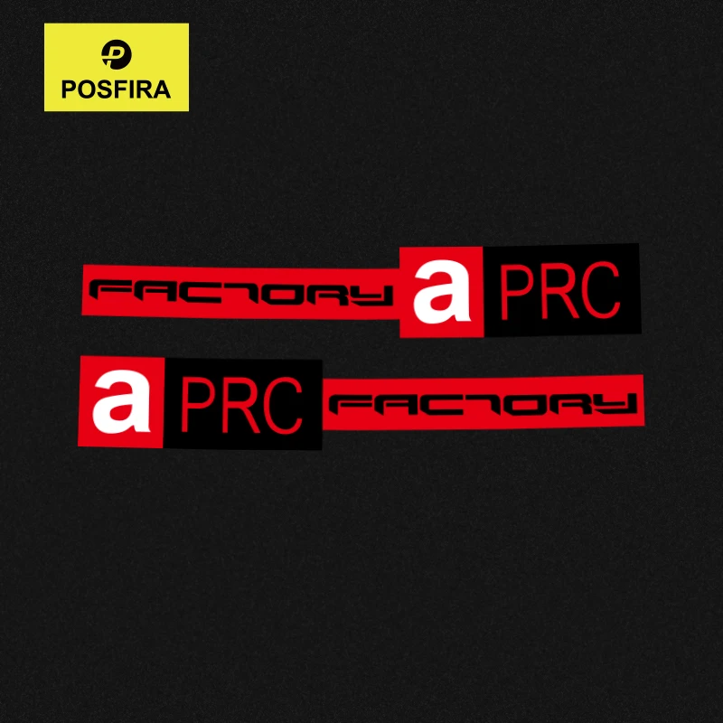 POSFIRA Motorcycle Stickers Vinyl Decals for Aprilia RSV4 1000 1100 Accessories APRC Factory Front Fairing Graphics Logo Emblem
POSFIRA Motorcycle Stickers Vinyl Decals for Aprilia RSV4 1000 1100 Accessories APRC Factory Front Fairing Graphics Logo Emblem