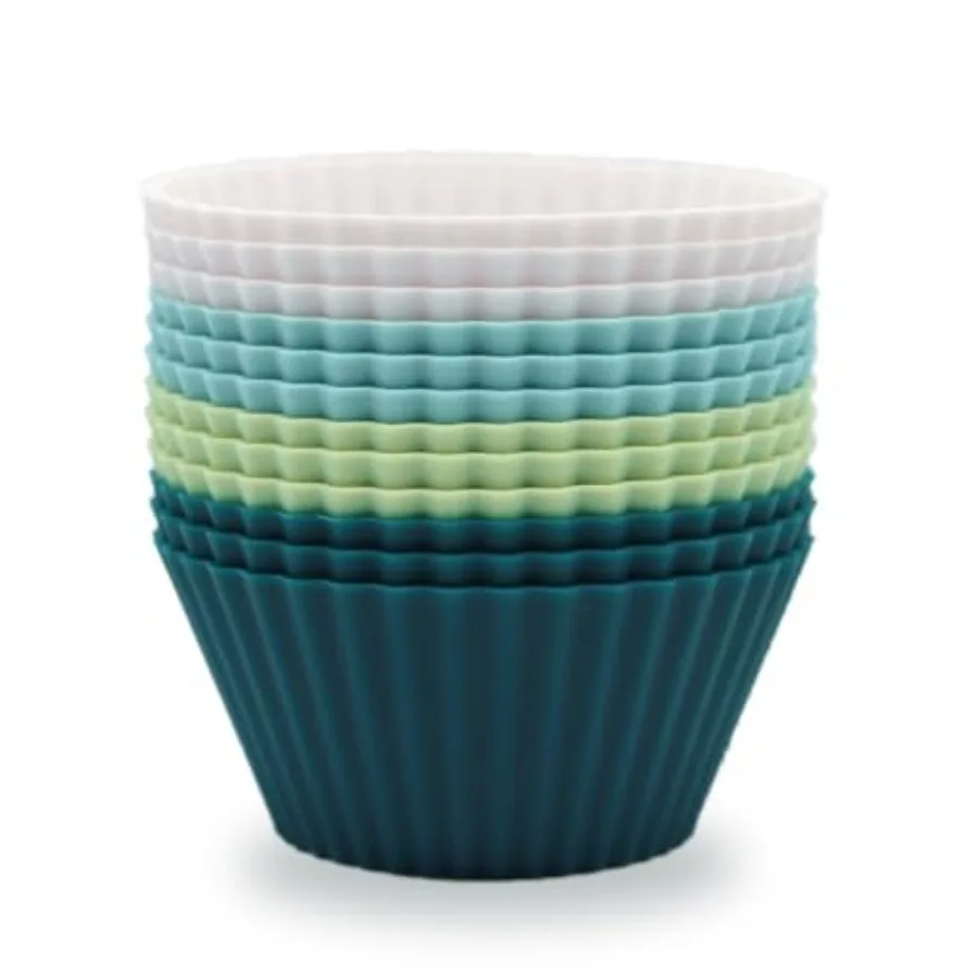 Silicone Baking Muffin Cups 12 Pack, Reusable Cupcake Liners Cake Molds, BPA Free, Dishwasher Safe White, Green, Navy, Dusty Bl
Silicone Baking Muffin Cups 12 Pack, Reusable Cupcake Liners Cake Molds, BPA Free, Dishwasher Safe White, Green, Navy, Dusty Bl