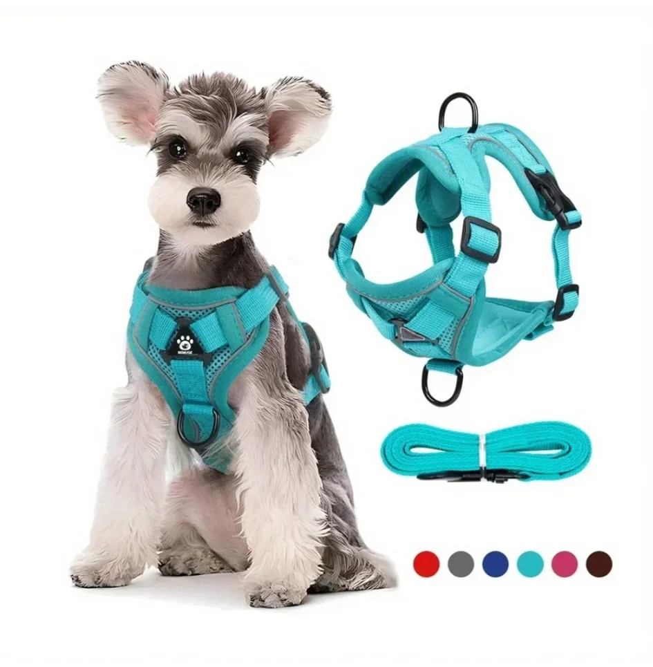 No Pull Dog Harness and Leash Set Adjustable Pet Harness Vest for Small Dogs Cats Reflective Dog Chest Strap Lead Walking
No Pull Dog Harness and Leash Set Adjustable Pet Harness Vest for Small Dogs Cats Reflective Dog Chest Strap Lead Walking