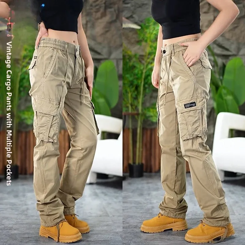 American Sle Workwear Pants Men's Cuffed Dstring Multiple kets High And Slimming Trendy Casual Straight Leg Cotton
American Sle Workwear Pants Men's Cuffed Dstring Multiple kets High And Slimming Trendy Casual Straight Leg Cotton