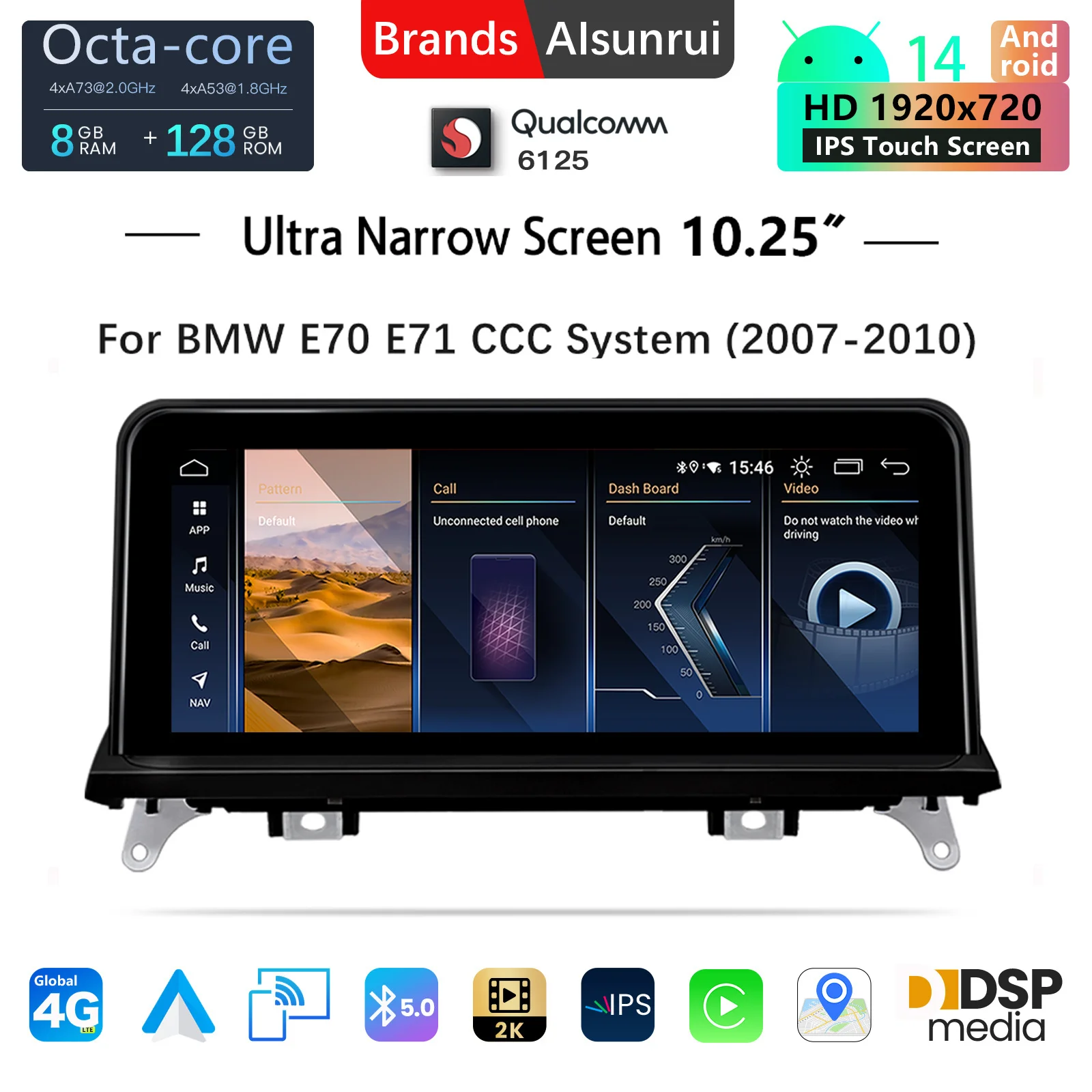 Snapdragon 665 Wireless Carplay Android 14 Car Radio For BMW X5 E70 X6 E71 Original CCC CIC 2007-2013 Multimedia Screen Stereo
Snapdragon 665 Wireless Carplay Android 14 Car Radio For BMW X5 E70 X6 E71 Original CCC CIC 2007-2013 Multimedia Screen Stereo