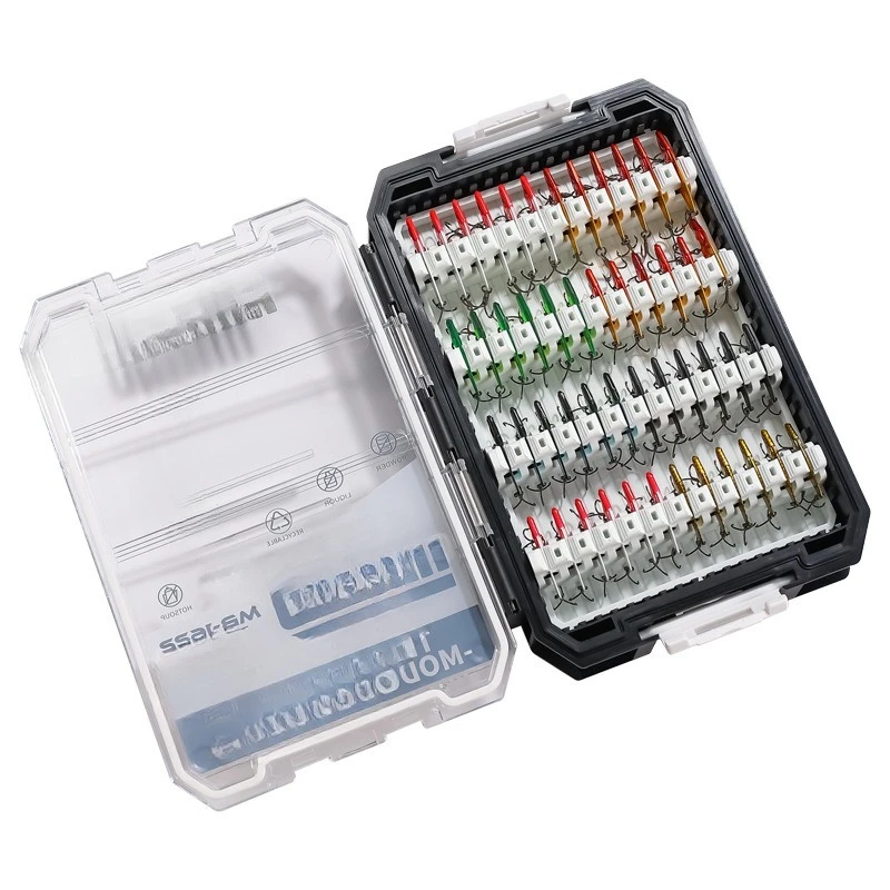 Storage box waterproof can be combined with lead head hook iron plate hard bait box
Storage box waterproof can be combined with lead head hook iron plate hard bait box