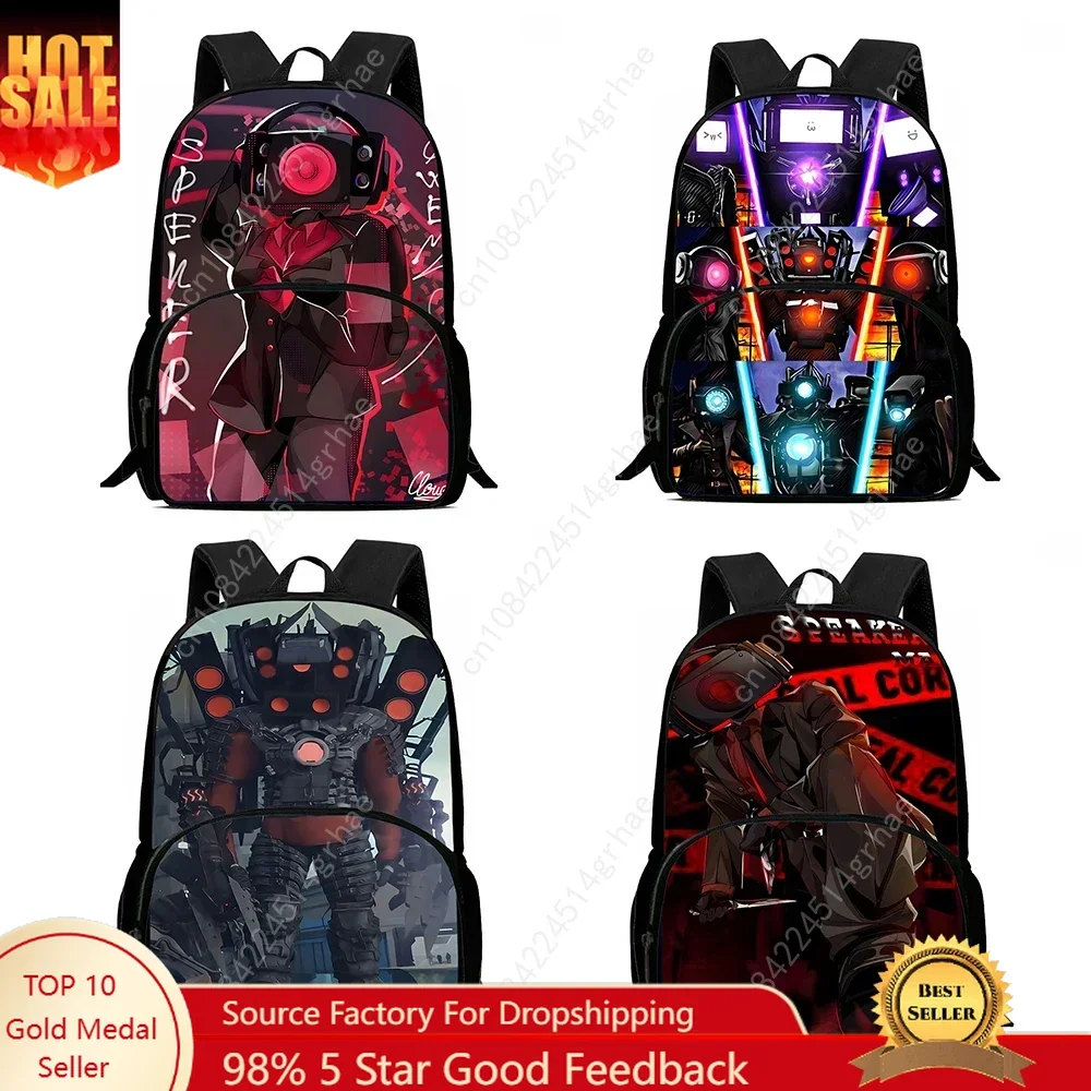 Kids Backpacks Boys and Girls Student Birthday Gift Child Skibidi Toilet School Bags Large Capacity Camping Durable Rucksack
Kids Backpacks Boys and Girls Student Birthday Gift Child Skibidi Toilet School Bags Large Capacity Camping Durable Rucksack