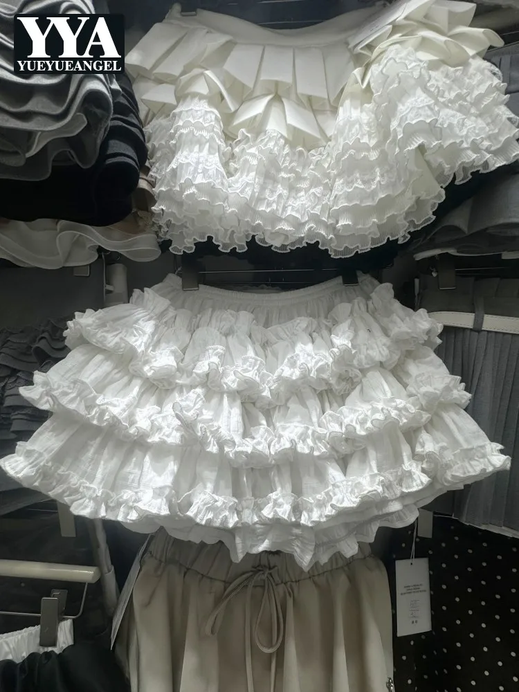Summer Women Sweet Mini Skirts Fashion Elegant Ballet Style Ruffles Tiered Skirt Solid Color High Waist Party Short Puff Skirts
Summer Women Sweet Mini Skirts Fashion Elegant Ballet Style Ruffles Tiered Skirt Solid Color High Waist Party Short Puff Skirts