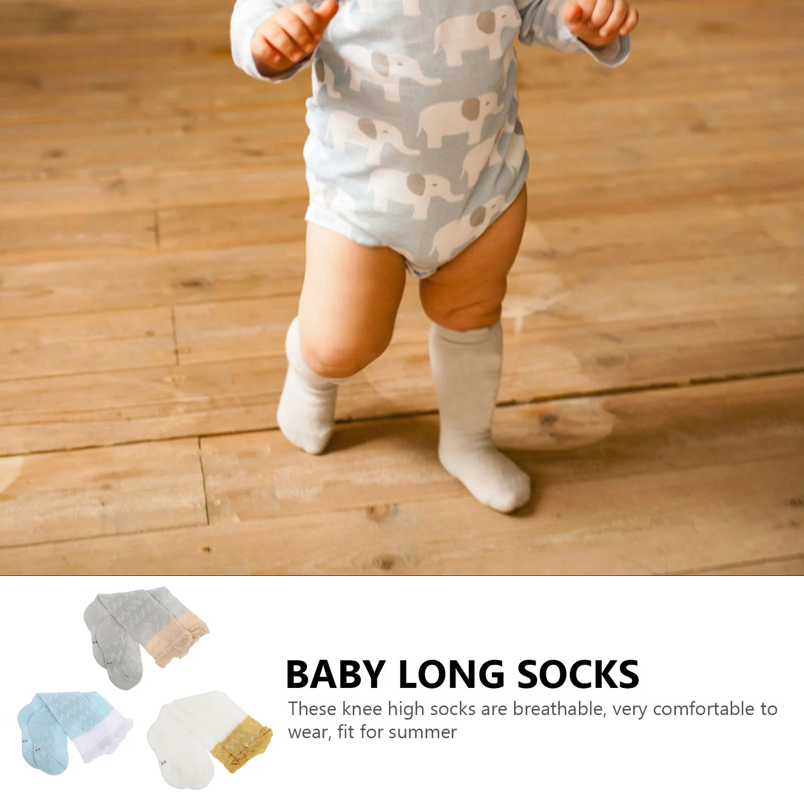 3Pairs Children Socks Set Comfortable Lightweight Baby Knee High Socks Breathable Long Sock for Holiday Birthday Gift
3Pairs Children Socks Set Comfortable Lightweight Baby Knee High Socks Breathable Long Sock for Holiday Birthday Gift