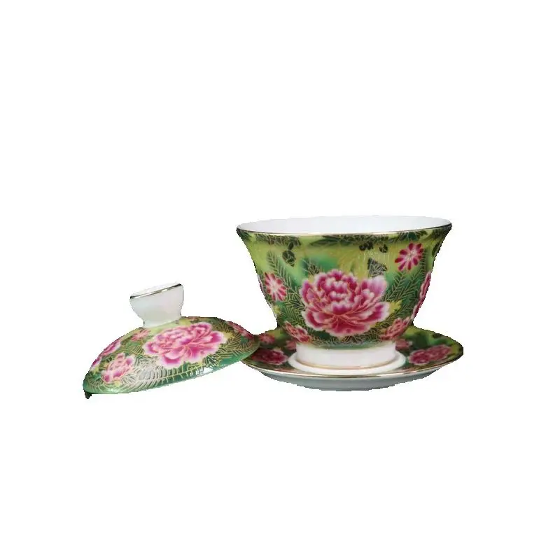 Chinese Old Porcelain Tea Bowl with Golden Powder Flower Pattern Covered Traditional Design for Tea Ceremony
Chinese Old Porcelain Tea Bowl with Golden Powder Flower Pattern Covered Traditional Design for Tea Ceremony