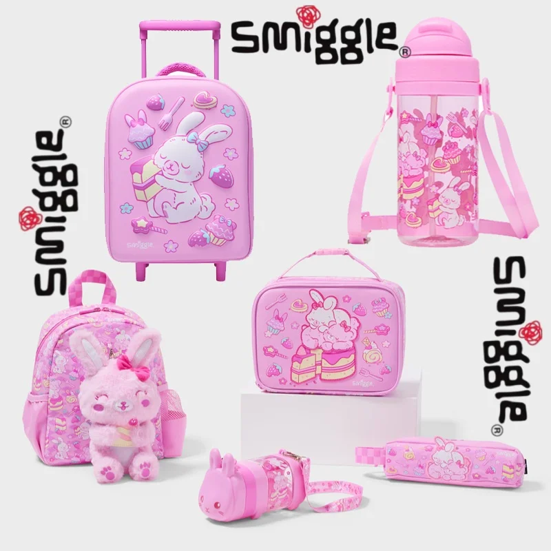 Genuine Australian Smiggle School Bag pink Angel Rabbit Medium Children's Backpack Water Cup Retractable Pen Bag Student Gift
Genuine Australian Smiggle School Bag pink Angel Rabbit Medium Children's Backpack Water Cup Retractable Pen Bag Student Gift