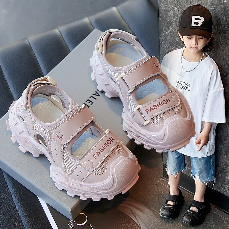 Модные дышащие спортивные сандалии-кроссовки для девочек и мальчиков с перфорацией, нескользящие, повседневные, для пляжа
Модные дышащие спортивные сандалии-кроссовки для девочек и мальчиков с перфорацией, нескользящие, повседневные, для пляжа