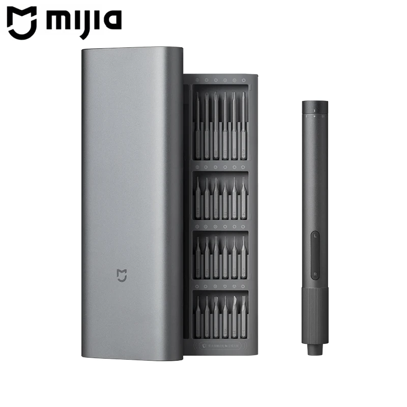 Электрический прецизионный шуруповерт Mijia, 2 режима регулировки крутящего момента, 400 насадок, 1 зарядка Type-C, магнитный алюминиевый кейс, MI
Электрический прецизионный шуруповерт Mijia, 2 режима регулировки крутящего момента, 400 насадок, 1 зарядка Type-C, магнитный алюминиевый кейс, MI