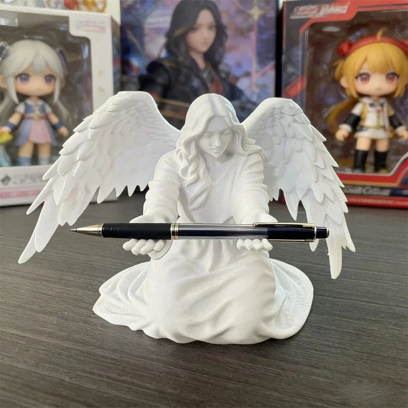 3D Printed Pen Holder Kneeling Angel Dark Warrior Ninja Creative Pen Stand For Office Desk Organizer Home Decor Gift
3D Printed Pen Holder Kneeling Angel Dark Warrior Ninja Creative Pen Stand For Office Desk Organizer Home Decor Gift