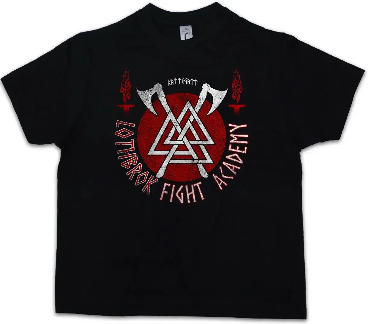 Retro Valknut Rune Nordic Warriors Lothbrok Fight Academy T-Shirt 100% Cotton O-Neck Short Sleeve Summer Casual Mens T-shirt
Retro Valknut Rune Nordic Warriors Lothbrok Fight Academy T-Shirt 100% Cotton O-Neck Short Sleeve Summer Casual Mens T-shirt