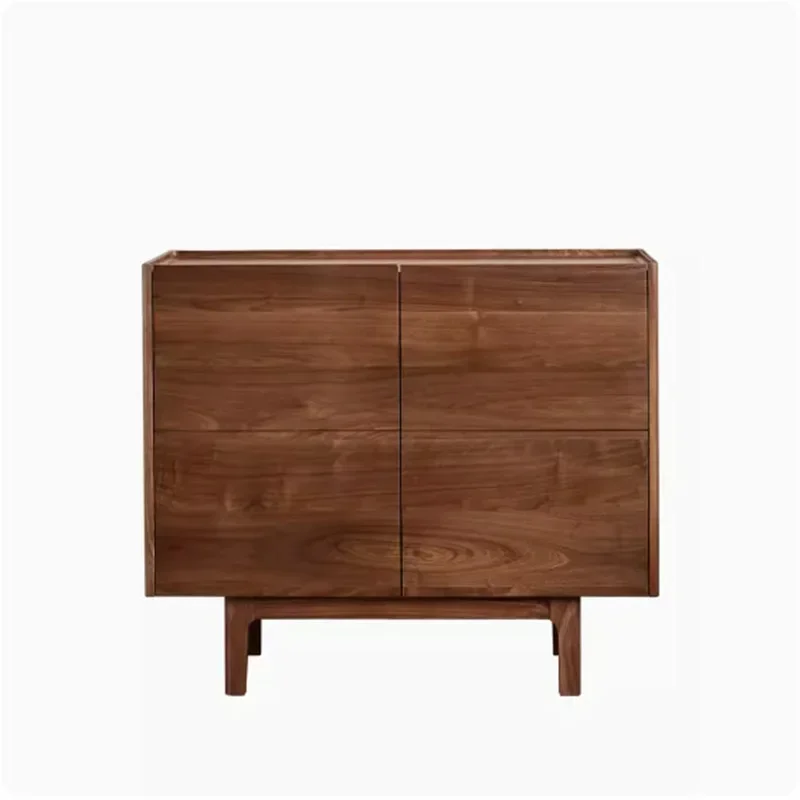 Modern Simple Living Room Entrance Cabinet North American Black Walnut Solid Wood Bedroom Storage Locker
Modern Simple Living Room Entrance Cabinet North American Black Walnut Solid Wood Bedroom Storage Locker