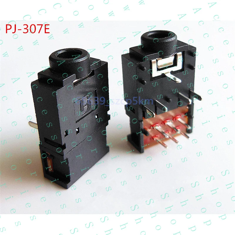PP+ 10Pcs 3.5mm Female Audio Connector 11 Pin DIP Stereo Headphone Jack PJ-307E
PP+ 10Pcs 3.5mm Female Audio Connector 11 Pin DIP Stereo Headphone Jack PJ-307E
