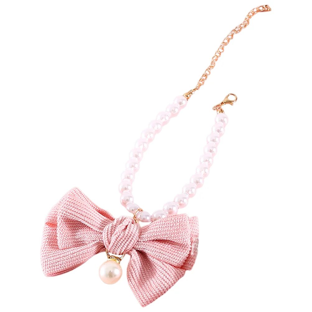 Elegant Pet Bowknot Necklace Collar for Cats Dogs Adjustable Pearl Decorative Lightweight Puppy Kitten Accessories Princess
Elegant Pet Bowknot Necklace Collar for Cats Dogs Adjustable Pearl Decorative Lightweight Puppy Kitten Accessories Princess