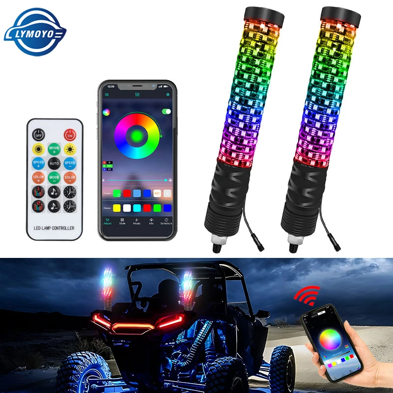 2 в 1 30 см светодиодные фонари RGB красочные светодиодные фонари для флагштока с дистанционным управлением и управлением через приложение для UTV ATV внедорожного грузовика мотоцикла
2 в 1 30 см светодиодные фонари RGB красочные светодиодные фонари для флагштока с дистанционным управлением и управлением через приложение для UTV ATV внедорожного грузовика мотоцикла