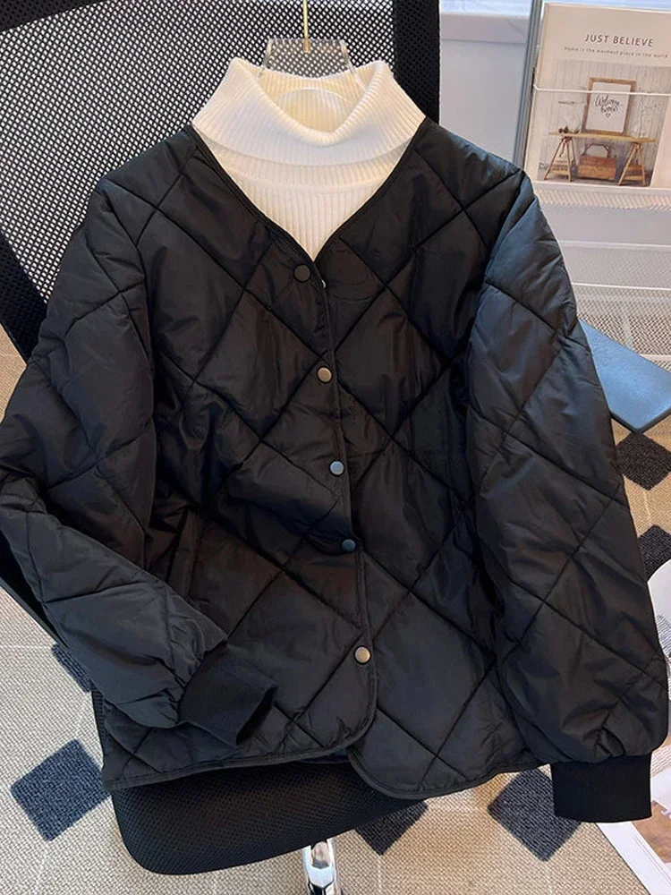 Down Cotton Jacket Women Autumn Winter Padding Coat Female Korean Fashion Lightweight Parkas Ladies Casual Loose Short Jackets
Down Cotton Jacket Women Autumn Winter Padding Coat Female Korean Fashion Lightweight Parkas Ladies Casual Loose Short Jackets