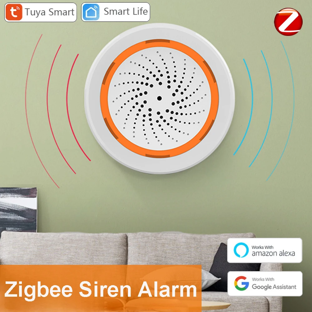 Tuya Zigbee Smart Siren Alarm Sensor Smart Home Security Protection Sound Light Alert Siren Work with Smart Life Security Device
Tuya Zigbee Smart Siren Alarm Sensor Smart Home Security Protection Sound Light Alert Siren Work with Smart Life Security Device