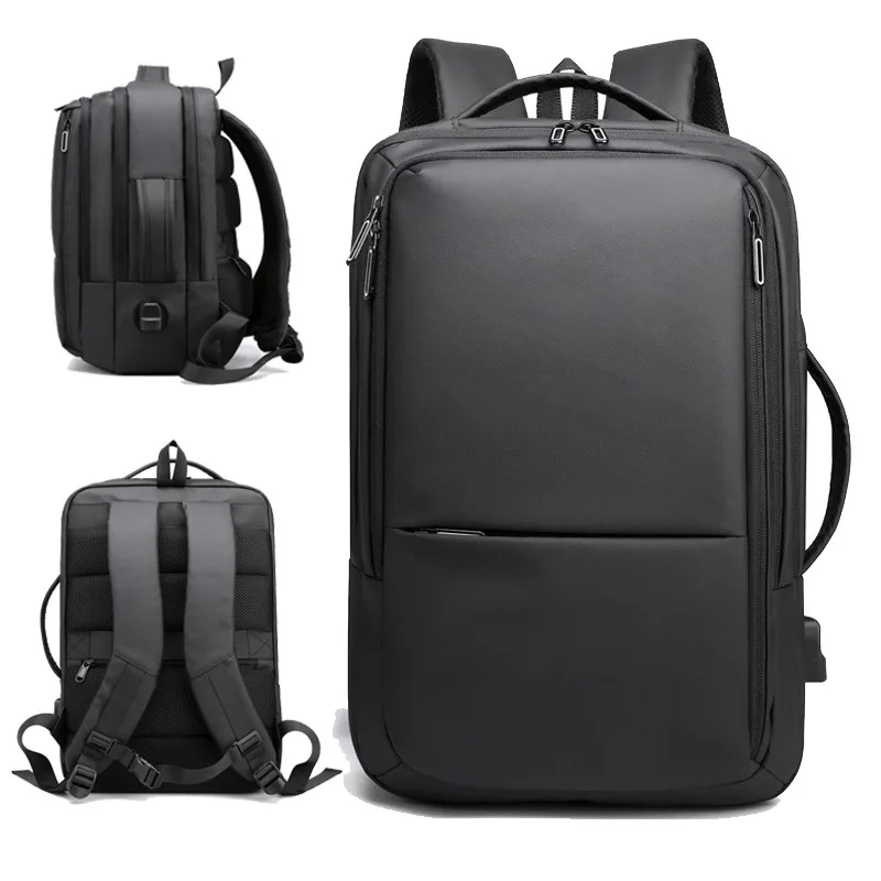 Black Multi Layered Business Laptop Backpack with Fully Opened Design and Multiple Pockets Water Resistant Fabric Suitable
Black Multi Layered Business Laptop Backpack with Fully Opened Design and Multiple Pockets Water Resistant Fabric Suitable