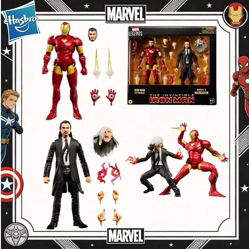【IN STOCK】Hasbro Marvel Legends Series Iron Man (Extremis) & Mandarin 15cm Action Figure 2-Pack Collecting Hobbies Original Toy
【IN STOCK】Hasbro Marvel Legends Series Iron Man (Extremis) & Mandarin 15cm Action Figure 2-Pack Collecting Hobbies Original Toy