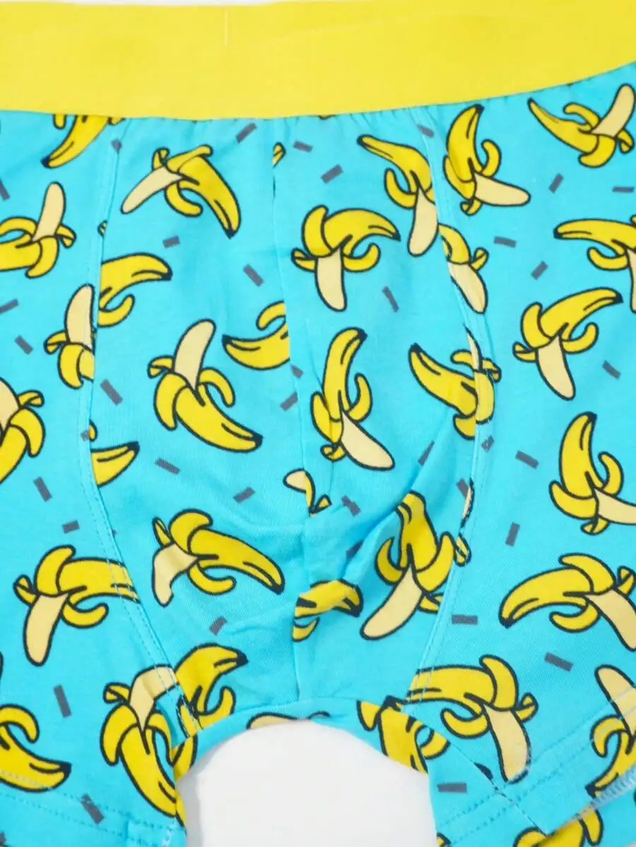 Mens Breathable Soft Stretch Banana Print Briefs With Contrast Waistband
Mens Breathable Soft Stretch Banana Print Briefs With Contrast Waistband