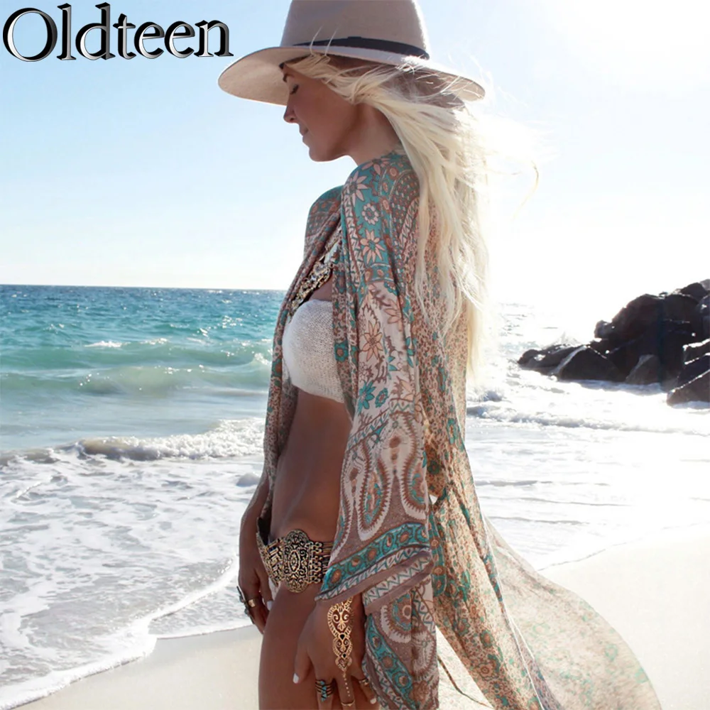 New Summer Printed Chiffon Loose Fitting Long Dress Cardigan Seaside Sun Protection Swimsuit Casual Long Robe Shawl Cover Up
New Summer Printed Chiffon Loose Fitting Long Dress Cardigan Seaside Sun Protection Swimsuit Casual Long Robe Shawl Cover Up