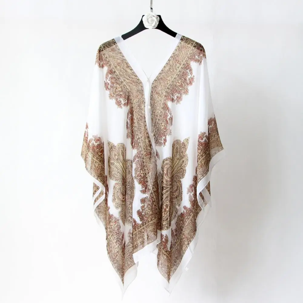 Women Beach Bikini Cover Up Chiffon Button Blouse Shawl Scarf Magic Printed Chiffon Sunscreen Ultra Long Beach Towel Scarf Shawl
Women Beach Bikini Cover Up Chiffon Button Blouse Shawl Scarf Magic Printed Chiffon Sunscreen Ultra Long Beach Towel Scarf Shawl