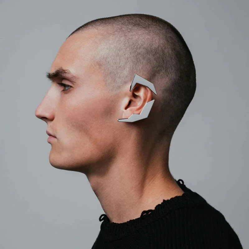Ear Clip Futuristic Mechanical Metal Ear Hook Hip Hop Unisex Without Piercing Earrings Jewelry Gifts Accessories
Ear Clip Futuristic Mechanical Metal Ear Hook Hip Hop Unisex Without Piercing Earrings Jewelry Gifts Accessories