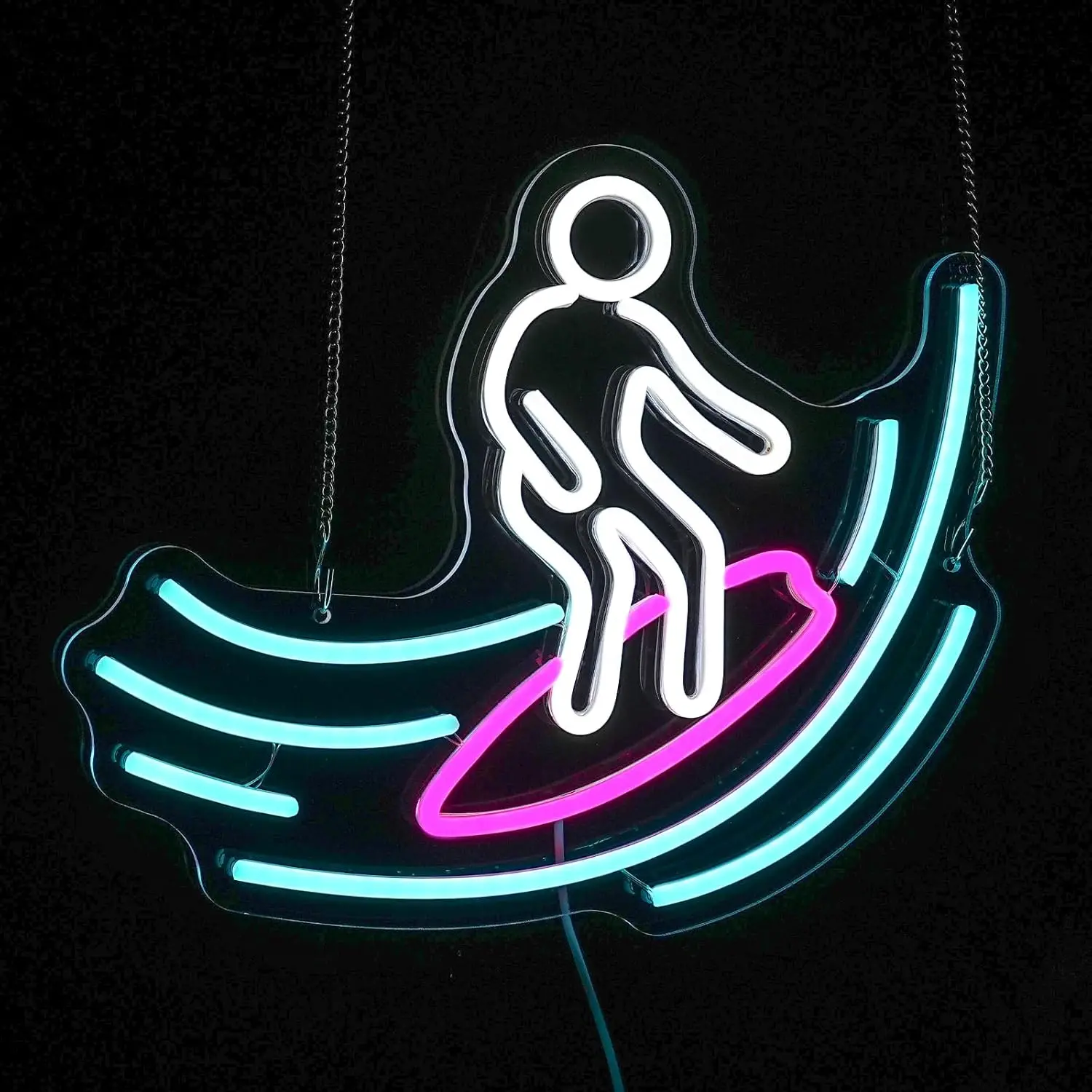 LED Neon Sign Surfer Neon Sign USB Powered Living Game Room Bedroom Bar Party Wall Decor Birthday Gift for Surfing Enthusiasts
LED Neon Sign Surfer Neon Sign USB Powered Living Game Room Bedroom Bar Party Wall Decor Birthday Gift for Surfing Enthusiasts