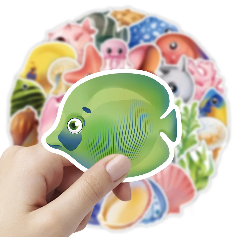 10/50PCS Marine Life Stickers Cartoon Animal Fish Water Grass Graffiti Sticker Luggage Laptop Guitar Bike Skateboard Decals Toy
10/50PCS Marine Life Stickers Cartoon Animal Fish Water Grass Graffiti Sticker Luggage Laptop Guitar Bike Skateboard Decals Toy