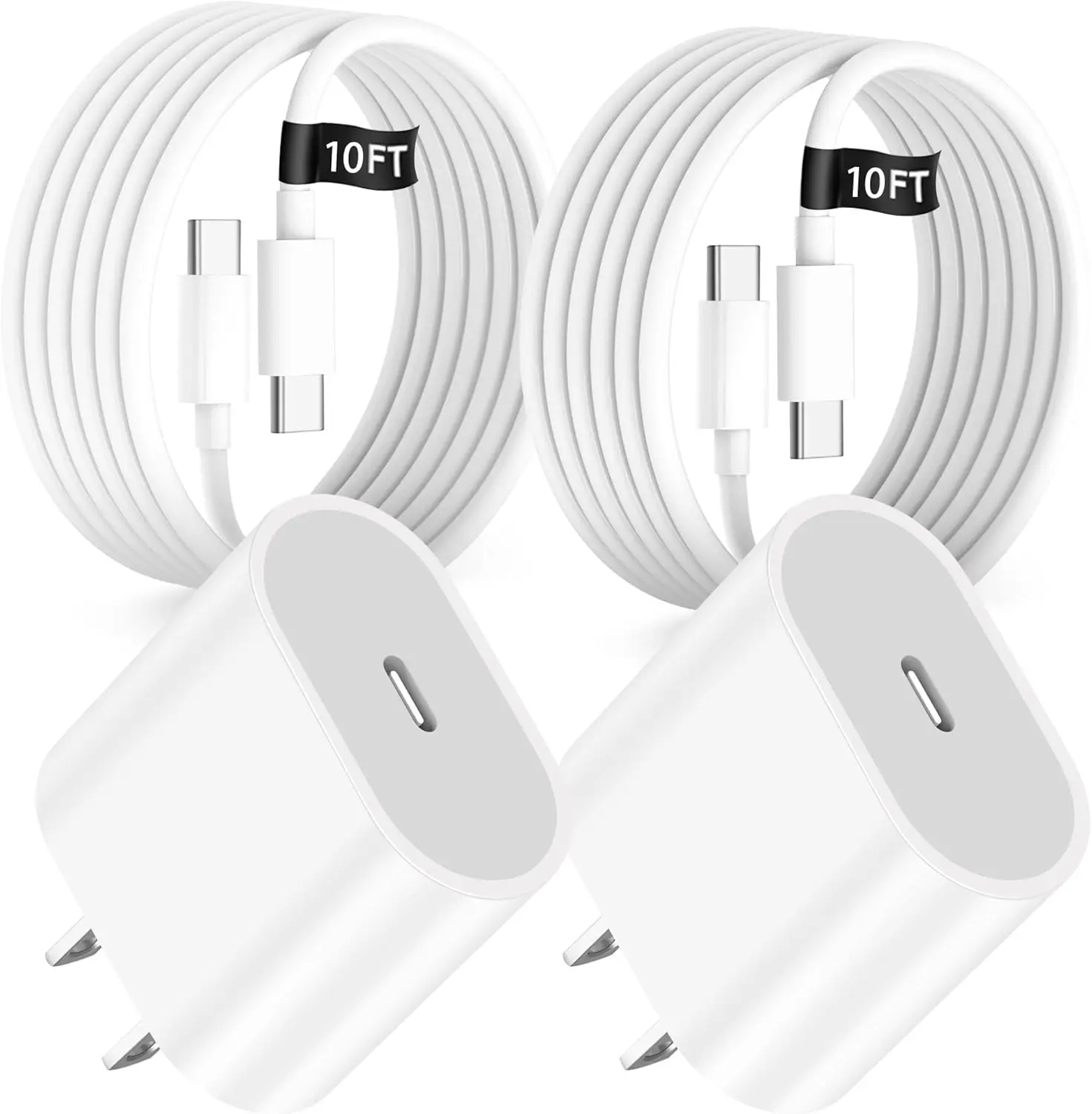 20W USB C Fast Charger for iPad 10th/11th, Air 5th/4th, Pro 12.9 6th/5th/4th/3rd, Mini A17, 10FT Long Type C Cable
20W USB C Fast Charger for iPad 10th/11th, Air 5th/4th, Pro 12.9 6th/5th/4th/3rd, Mini A17, 10FT Long Type C Cable