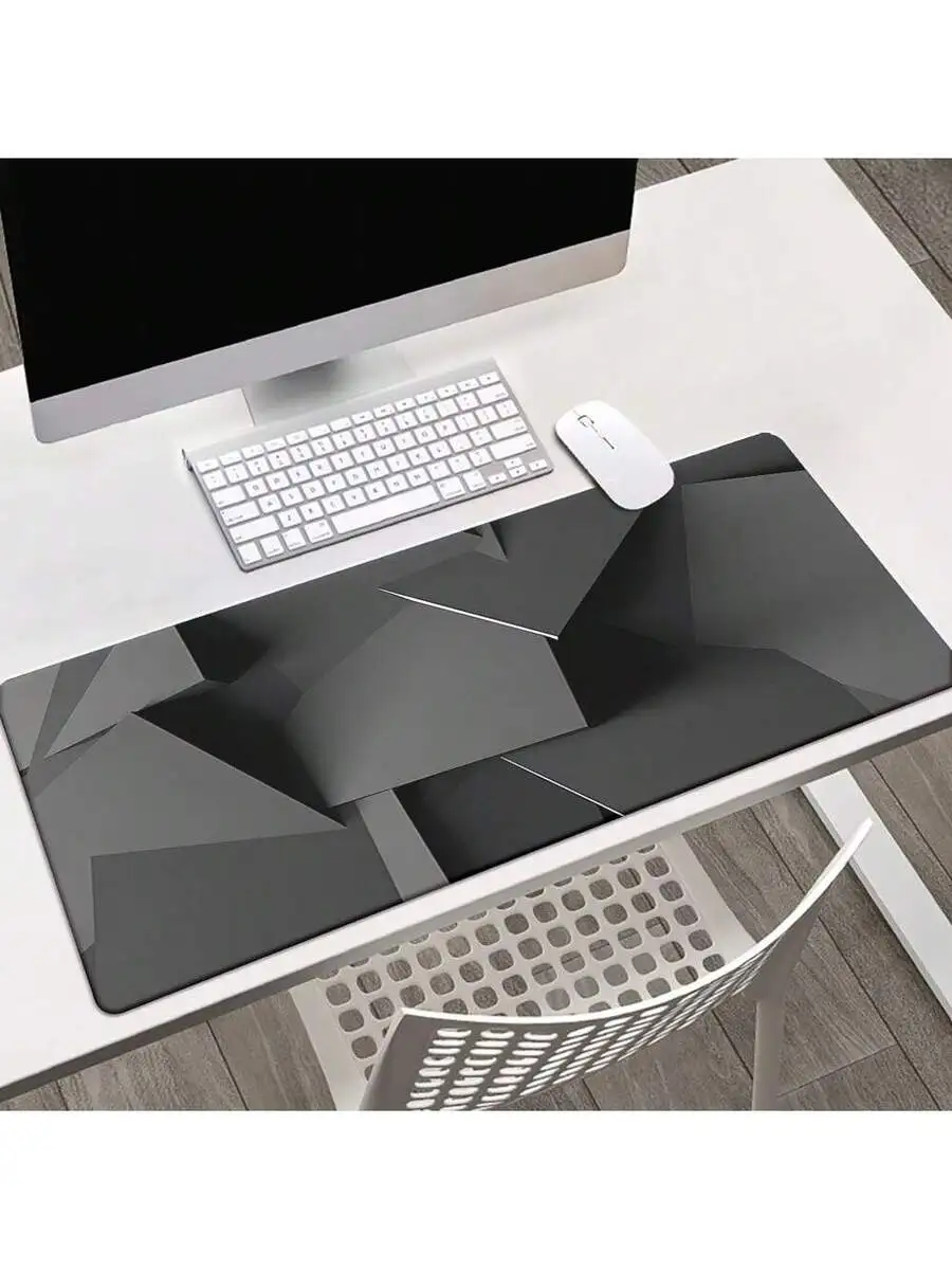 Black Geometric Pattern Large Mouse Pad Rubber Waterproof Anti-Slip Desk Mat For Office Gaming
Black Geometric Pattern Large Mouse Pad Rubber Waterproof Anti-Slip Desk Mat For Office Gaming