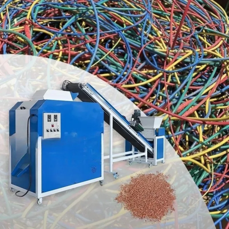 LX-300A 180kg/h Copper Cable Crushing Granulating And Separating Line Cable Wire Granulator Recycling Machine
LX-300A 180kg/h Copper Cable Crushing Granulating And Separating Line Cable Wire Granulator Recycling Machine